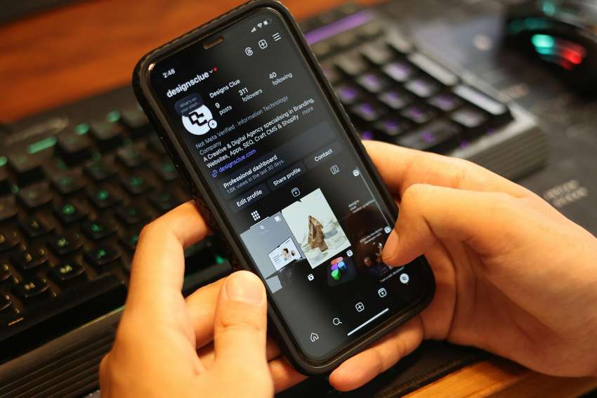 Przeglądanie Instagrama